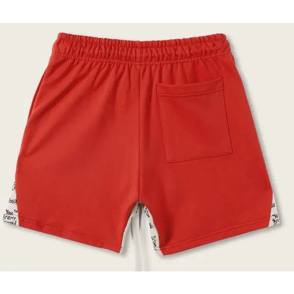 hyde park panel shorts - SMALL / RED - SHORTS