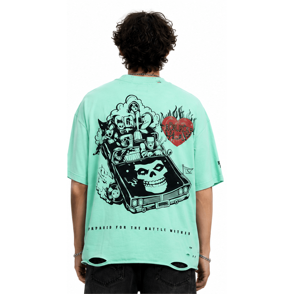 Rough play art dept lime t-shirt - T-SHIRT - Cityswagusa.com