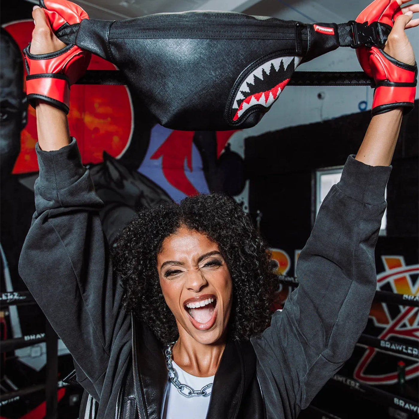 FLY KNIT MOUTH SAVVY CROSSBODY by SPRAYGROUND