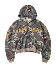 Vale forever camo zip up hoodie - HOODIE - Cityswagusa.com