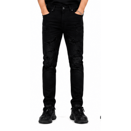 Jordan craig sean fit with shreds denim - DENIM - Cityswagusa.com