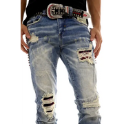 Industrial Indigo Woven Belt Denim - ECtrendsetters