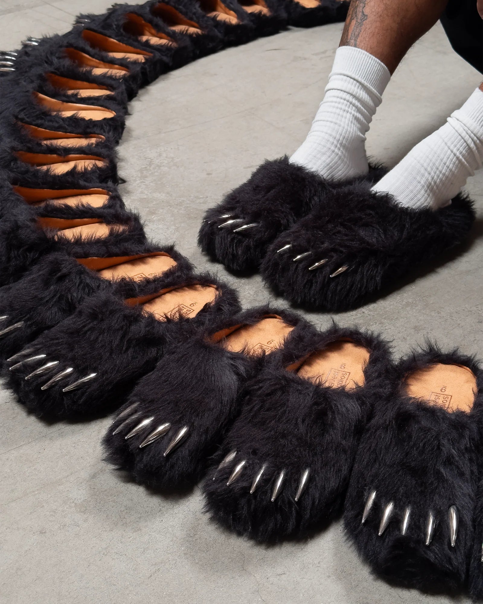 Bravest studios bear claw mules by BRAVEST STUDIOS