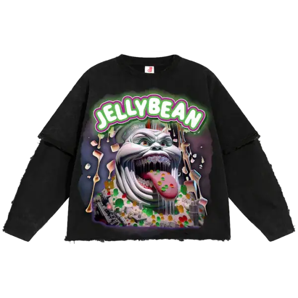 Jellybean marshmellow longsleeve t-shirt - T-SHIRT