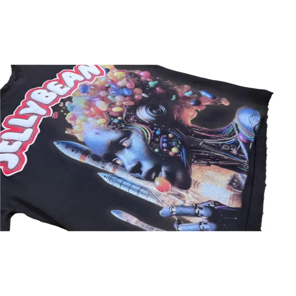 Jellybean spaceship candy t-shirt - T-SHIRT