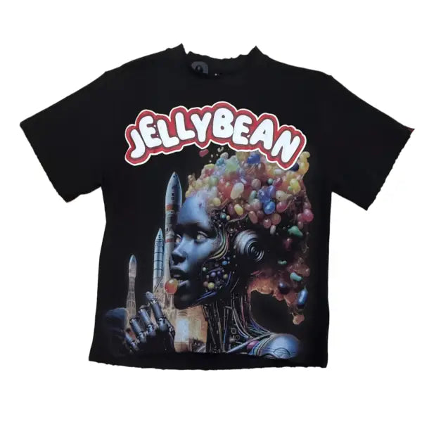 Jellybean spaceship candy t-shirt - T-SHIRT