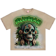 Jellybean tribal t-shirt - XS / CREAM - T-SHIRT