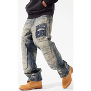 Jordan Craig Reconstructed Baggy Denim – Urban Streetwear Fashion Essential - DENIM