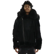 Jordan Craig Anchorage Shearling Moto Jacket - ECtrendsetters