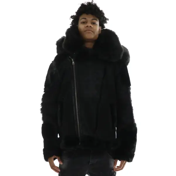 Jordan Craig Anchorage Shearling Moto Jacket - ECtrendsetters