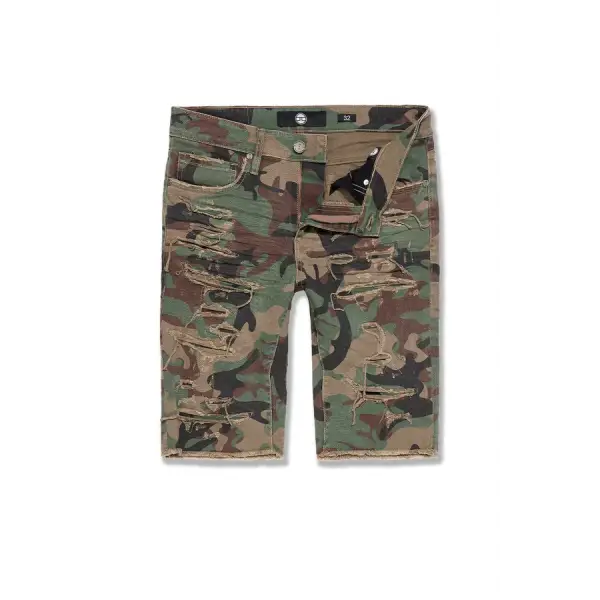 Jordan craig camo distress denim short - SHORTS