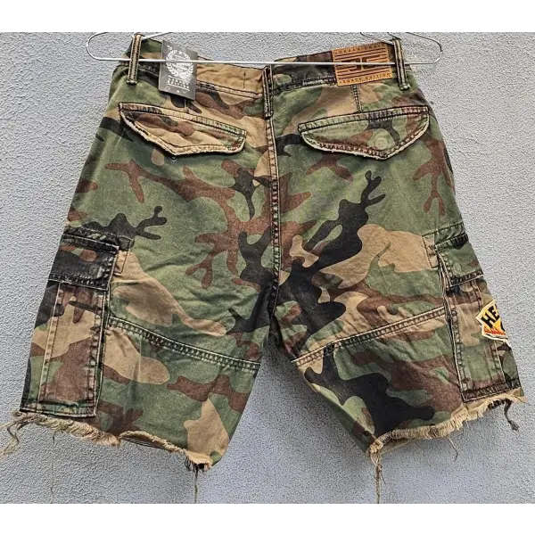 Jordan craig camo patchwork shorts - SHORTS