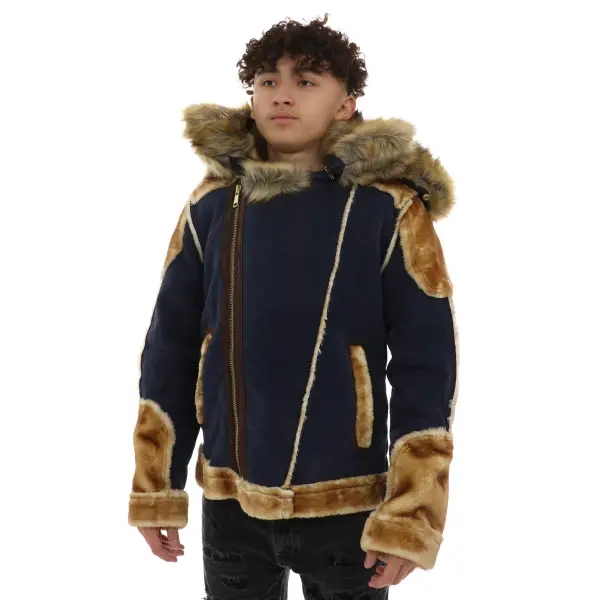 Jordan Craig El Jefe Shearling Moto Jacket - ECtrendsetters