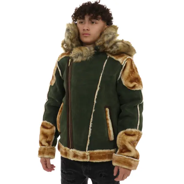 Jordan Craig El Jefe Shearling Moto Jacket - ECtrendsetters