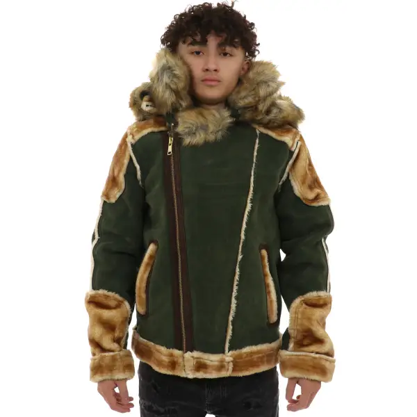 Jordan Craig El Jefe Shearling Moto Jacket - ECtrendsetters