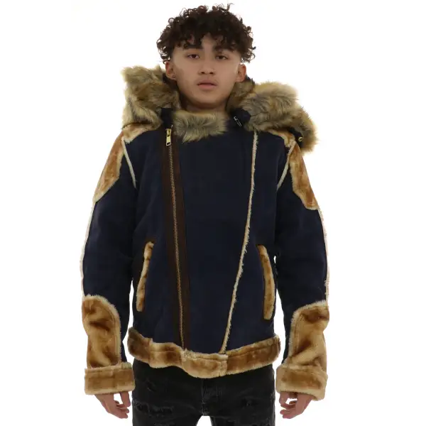 Jordan Craig El Jefe Shearling Moto Jacket - ECtrendsetters