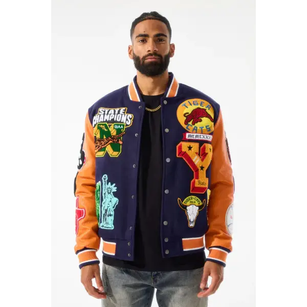 Jordan craig empire city varsity jacket - JACKET