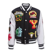 Jordan craig empire city varsity jacket - MEDIUM / BLACK - JACKET