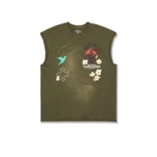 Jordan craig floral off sleeves - T-SHIRT
