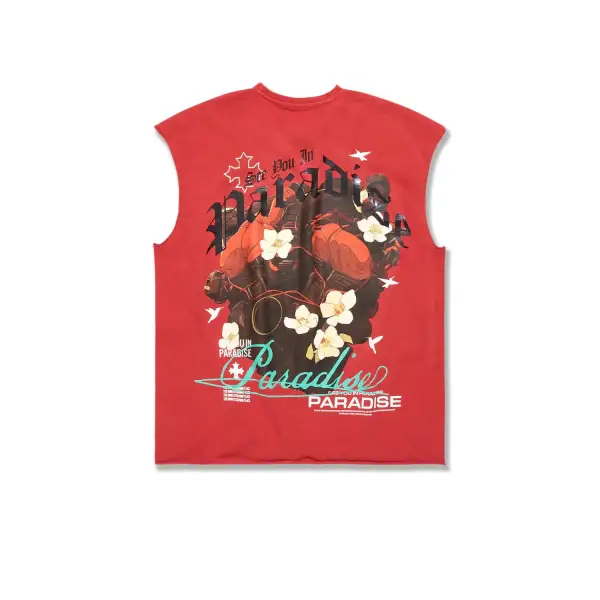 Jordan craig floral off sleeves - T-SHIRT