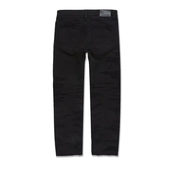 Jordan craig heavy distressed aaron fit denim - DENIM