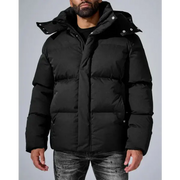 Jordan craig hooded puffer coat - SMALL / BLACK - JACKET