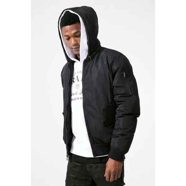 Jordan craig squadron hooded bomber jacket - JACKET