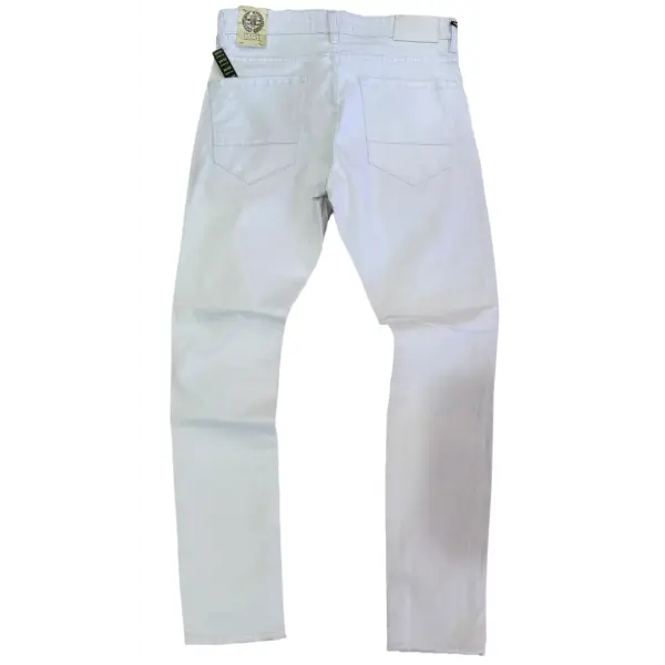 Jordan craig straight slim knee rip tapered denim - DENIM