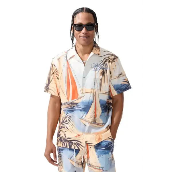 Jordan craig wanderlust s/s party shirt - T-SHIRT