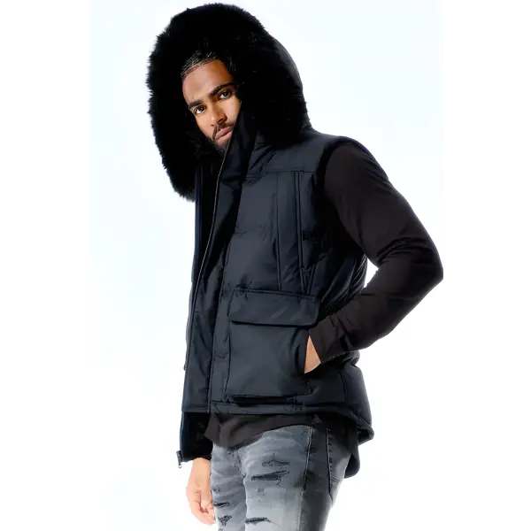 Jordan Craig Yukon Fur Lined Puffer Vest - ECtrendsetters