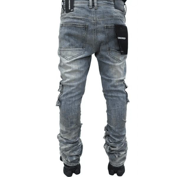 Kindred stacked utility denim jeans by Kindred