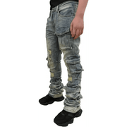 Kindred stacked utility denim jeans by Kindred