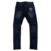 KNDK allover rhinestone skinny denim - DENIM SHORTS - Cityswagusa.com