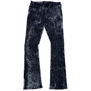 KNDK allover rhinestone stacked denim - DENIM SHORTS - Cityswagusa.com