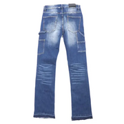 Krome ripped stitched stacked denim - Pants