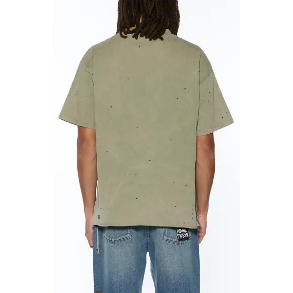 Ksubi blasted ekcess ss t-shirt - T-SHIRT