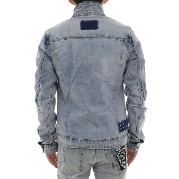 Ksubi Chitch Kolar Stitch Denim Jacket - ECtrendsetters