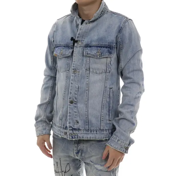 Ksubi Chitch Kolar Stitch Denim Jacket - ECtrendsetters