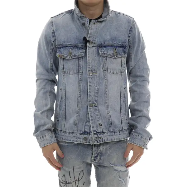 Ksubi Chitch Kolar Stitch Denim Jacket - ECtrendsetters