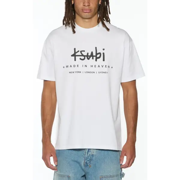 Ksubi plated biggie ss t-shirt - XS / WHITE - T-SHIRT