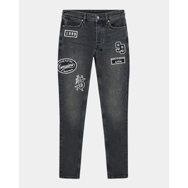 Ksubi van winkle roadhouse blk patch - DENIM