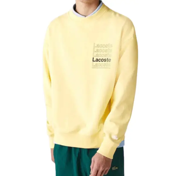 Lacoste Multi Logo Crewneck - ECtrendsetters