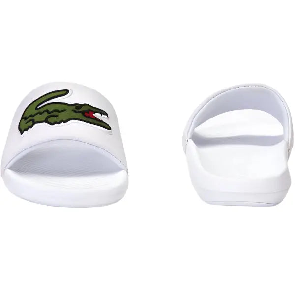 Lacoste white alligator slide - SANDALS