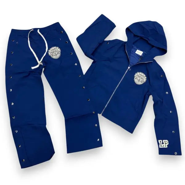 Legends Prevail shield swishy sweat suit - SMALL / NAVY - SWEATSUITS