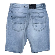 m society ripped backing denim short - SHORTS