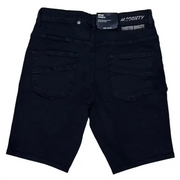 m society ripped repair denim short - SHORTS