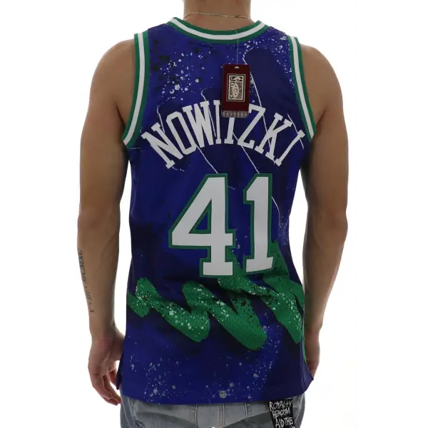 Mitchell & Ness Hyper Hoop 1998 Dirk Nowitzki Jersey - ECtrendsetters