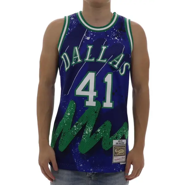 Mitchell & Ness Hyper Hoop 1998 Dirk Nowitzki Jersey - ECtrendsetters