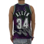 Mitchell & Ness Hyper Hoop Laker Bucks 2000 Ray Allen Jersey - ECtrendsetters