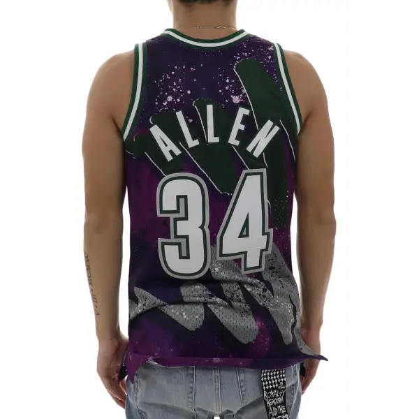 Mitchell & Ness Hyper Hoop Laker Bucks 2000 Ray Allen Jersey - ECtrendsetters